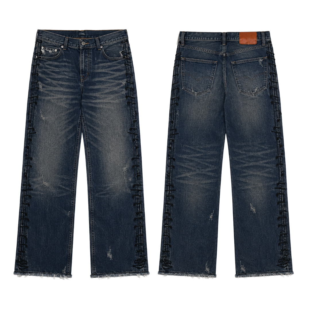 Music Note Denim Jeans